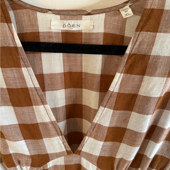 Doen Charleston Dress in St Ouen Nutmeg - Picture 5 of 7